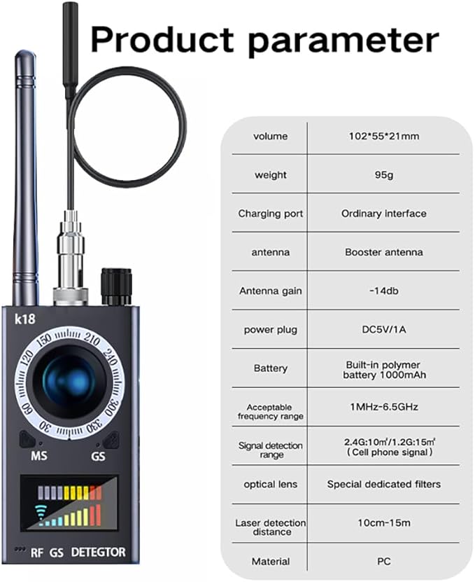 كاشف 5 في 1 للسيارات والمنازل