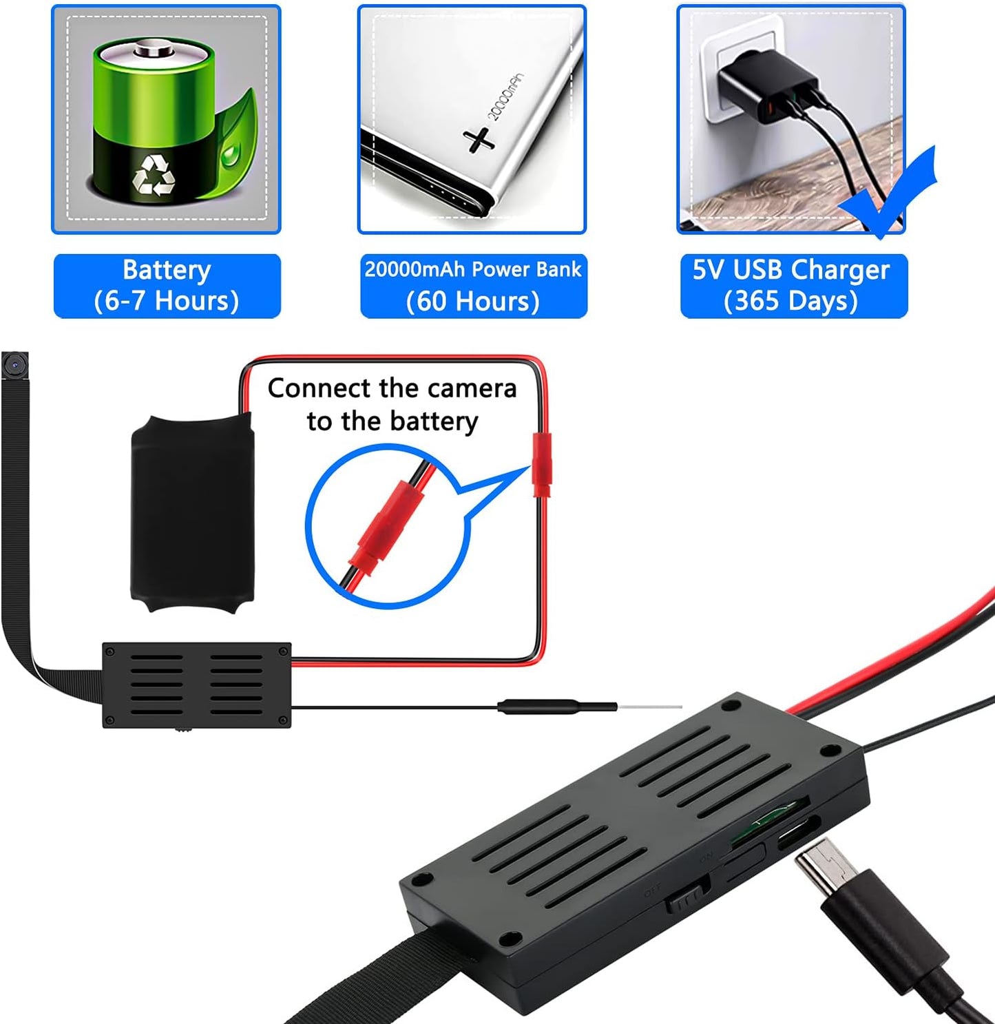 WIFI كاميرا مراقبة مخفية على شكل أزرار