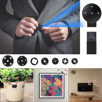 WIFI كاميرا مراقبة مخفية على شكل أزرار